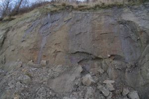 Abbruchkante an der Ostsee-Steilküste bei Noer