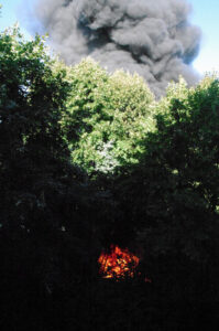 Brand eines Gartenhauses in Kiel