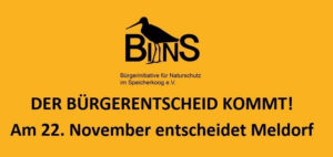 Bürgerentscheid am 22.11. in Meldorf: JA für den Speicherkoog