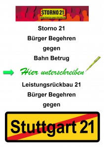 3. und 4. Bürgerbegehren gegen Stuttgart-21 / S21