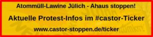 Castor Banner Jülich - Ahaus