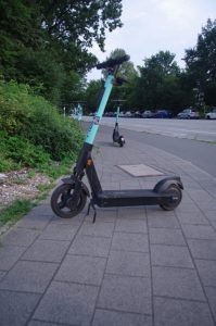 E-Roller als Verkehrshindernis