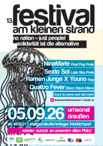 Festival am Kleinen Strand Kiel am 6.9.26