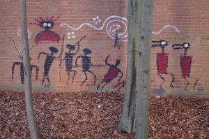 Graffiti am NOK nahe Projensdorfer Straße in Kiel-Wik