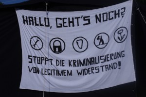 Antiatomcamp Kiel: Anti-Repressionstransparent