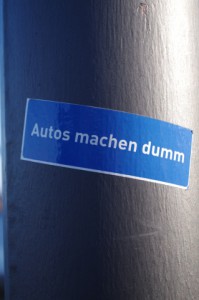 Autos machen dumm