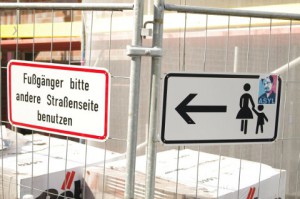 Verkehrsbehinderung durch Privatisierung in Gaarden