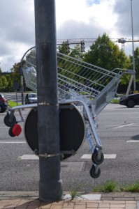 Konsumverzicht mal anders - gefunden in Kiel-Gaarden.