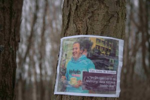 Katzheide Protest an Salweide auf Zentralbadfläche
