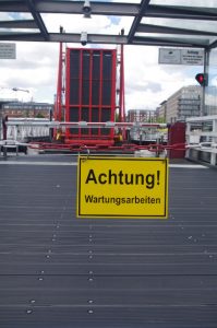 Klappbrücke an der Hörn - Klappt oft nicht