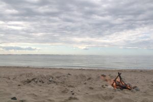 Lagerfeuer Ostsee