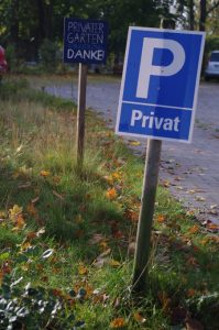 Privater Garten - Privater Parkplatz...