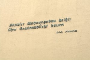 Sozialer Wohnungsbau heißt..