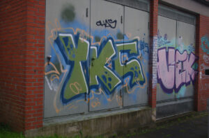 Stadtrade-Arfrade in Kiel - Graffiti YKS