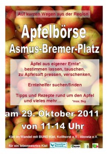 Apfelbörse Kiel 29.10.2011 Asmus-Bremer-Platz