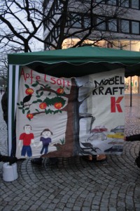 Protest gegen Möbelkraft-Ansiedlung in Kiel